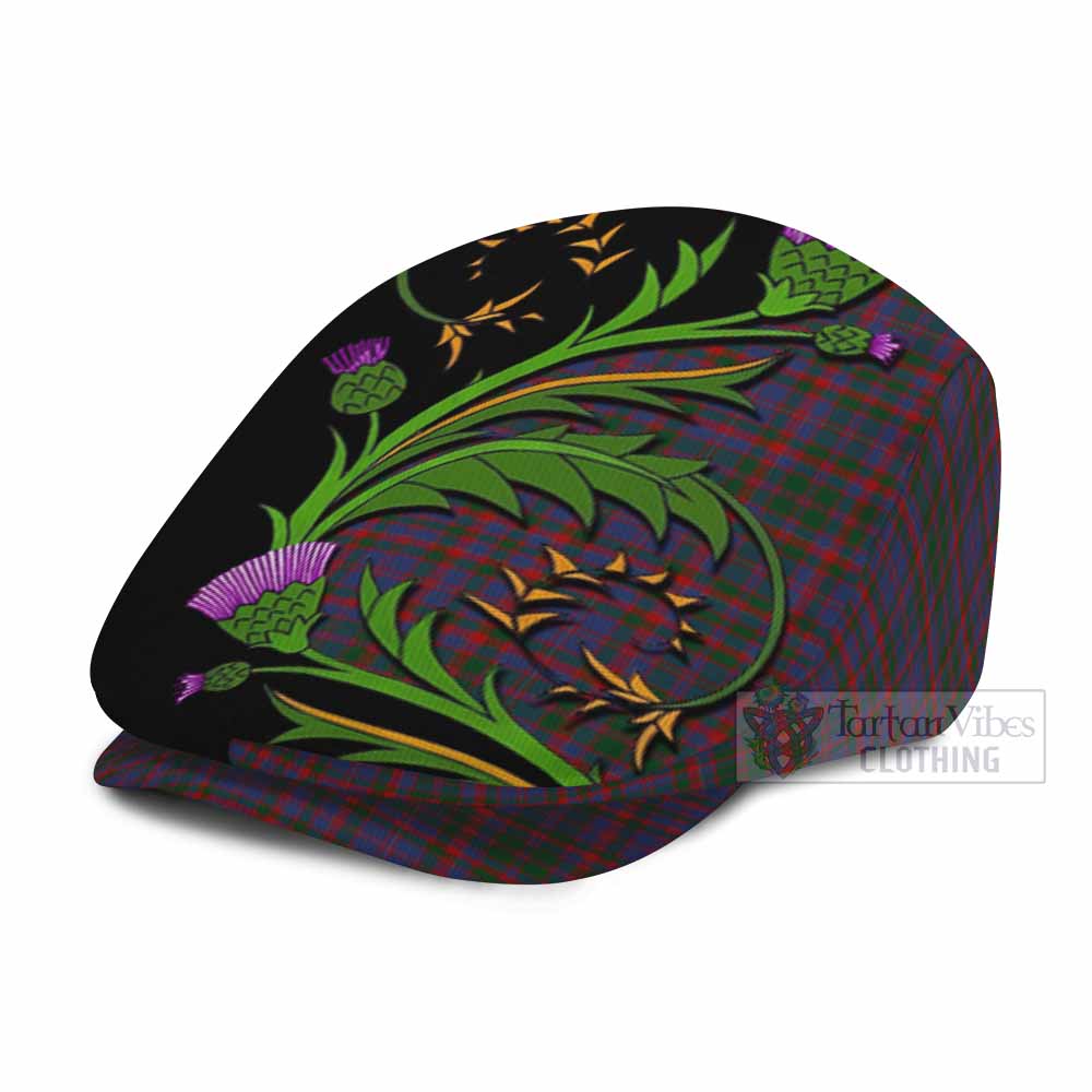 Cumming Tartan Flat Cap, Jeff Cap Scottish Thistle Pride Heritage Art