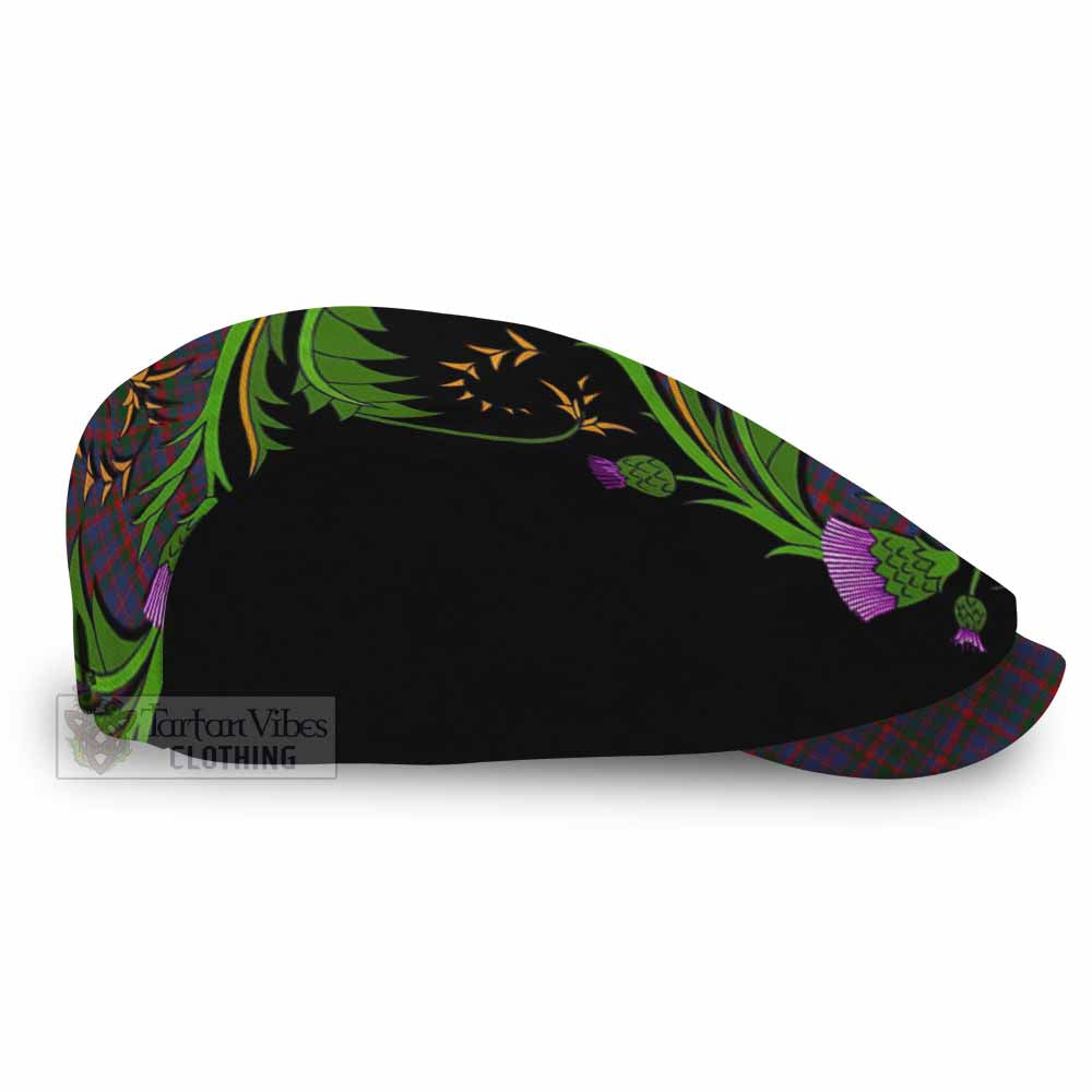 Cumming Tartan Flat Cap, Jeff Cap Scottish Thistle Pride Heritage Art
