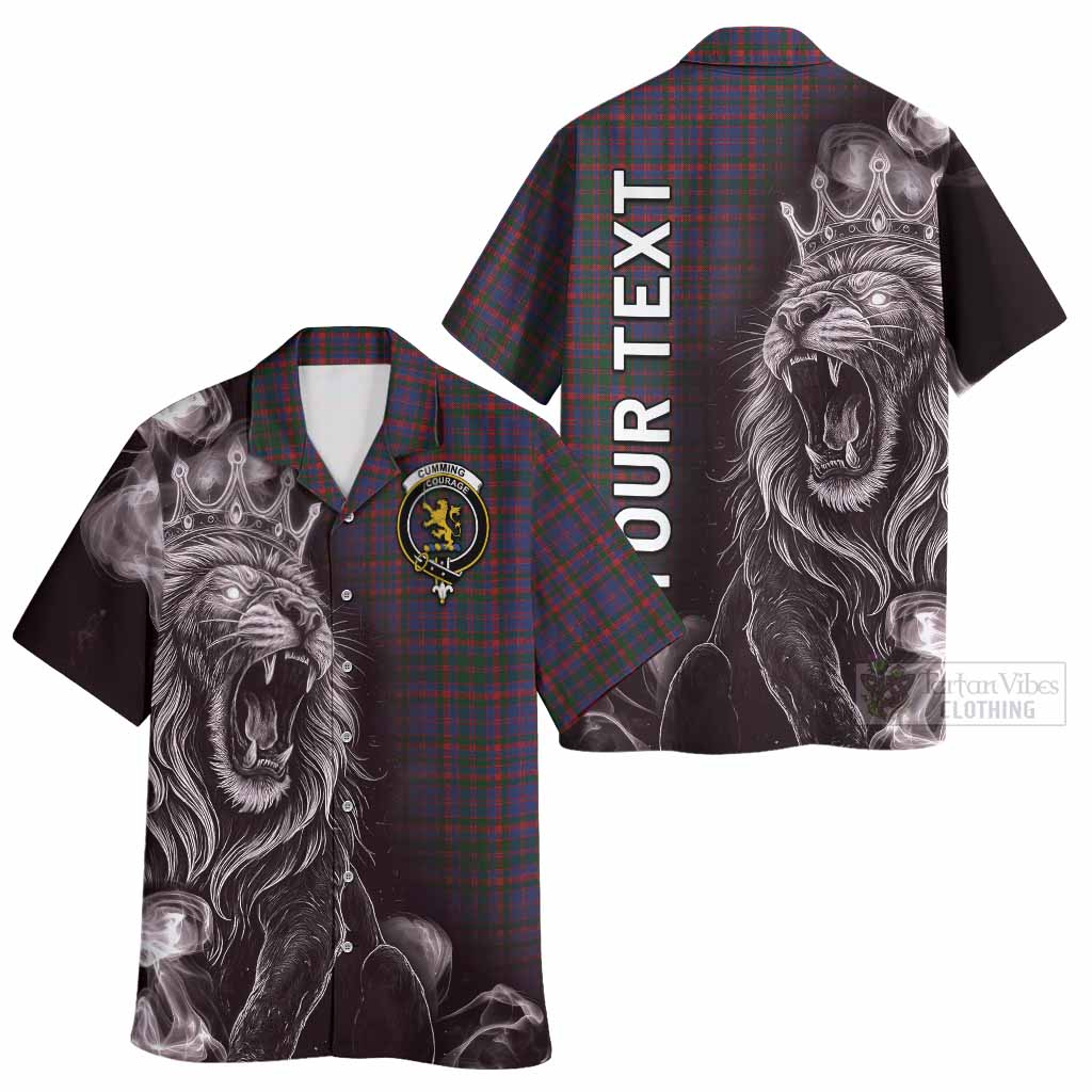 Cumming Tartan Hawaiian Shirt Roaring Lion Heritage