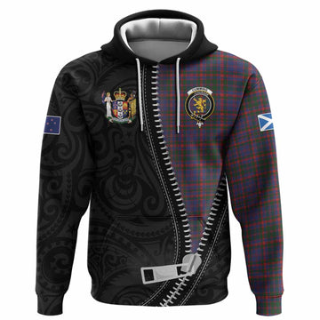 Cumming Tartan Hoodie New Zealand Pattern Unique Zipper Stylized