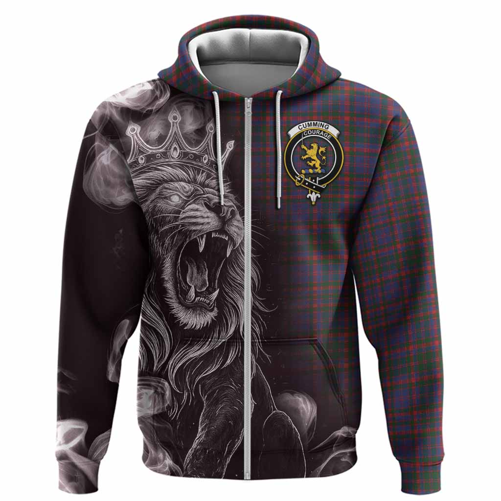 Cumming Tartan Hoodie Roaring Lion Heritage