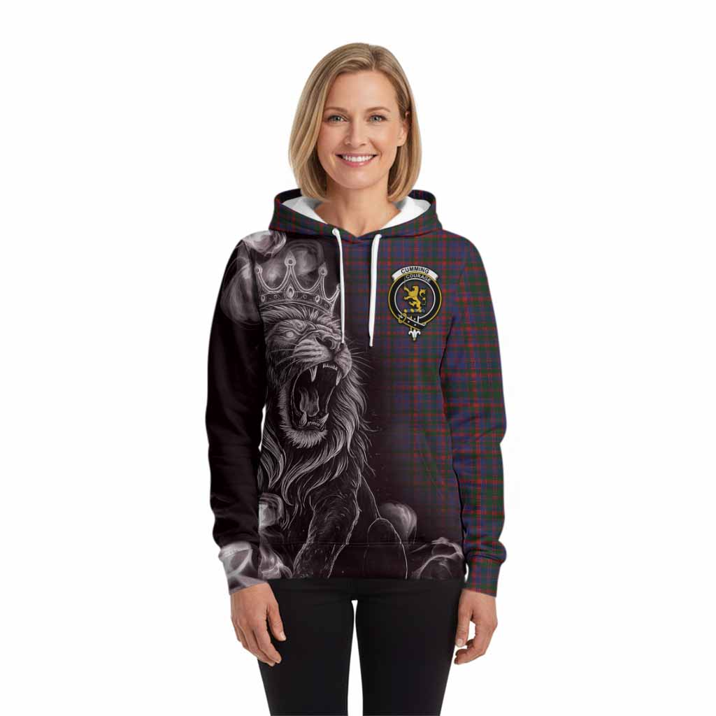 Cumming Tartan Hoodie Roaring Lion Heritage