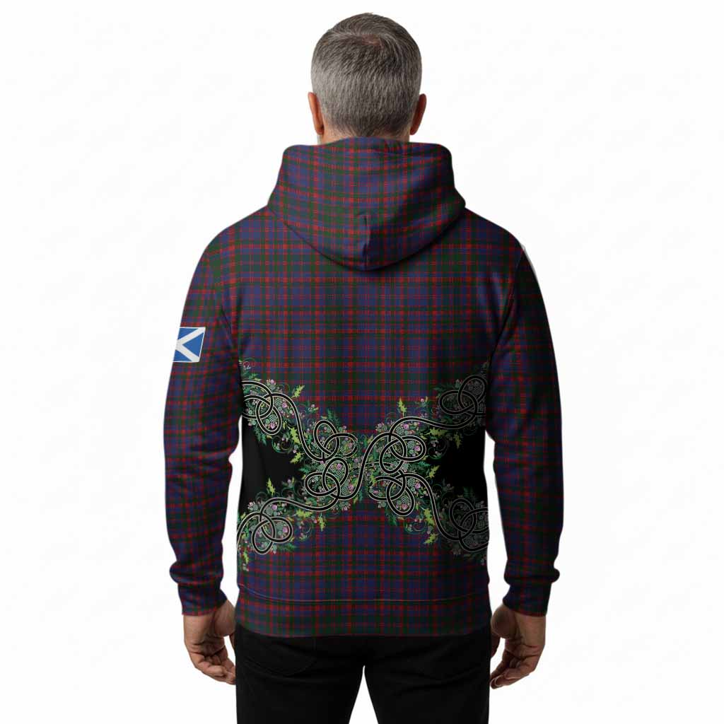 Cumming Tartan Hoodie Thistle Scottish Spirit