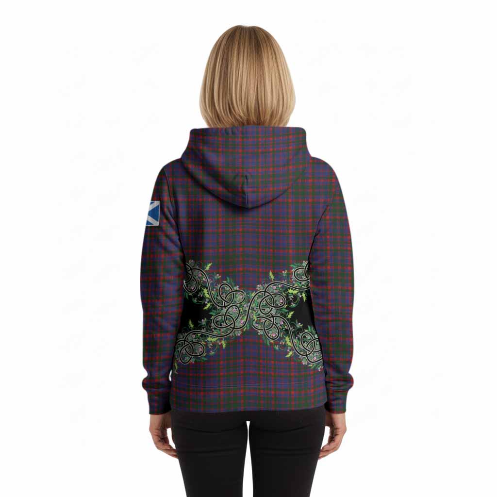Cumming Tartan Hoodie Thistle Scottish Spirit