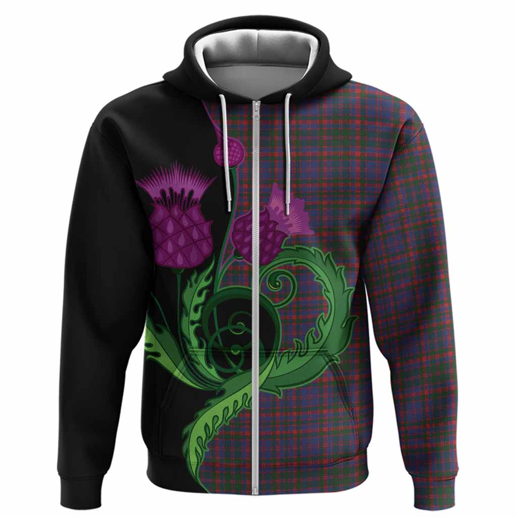 Cumming Tartan Hoodie Traditional Scottish Thistle