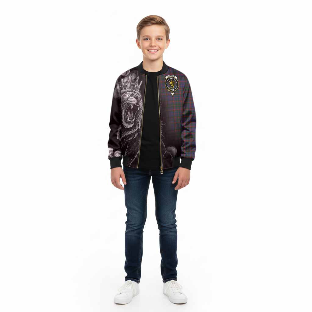 Cumming Tartan Kid Bomber Jacket Roaring Lion Heritage