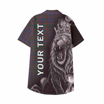 Cumming Tartan Kid Hawaiian Shirt Roaring Lion Heritage