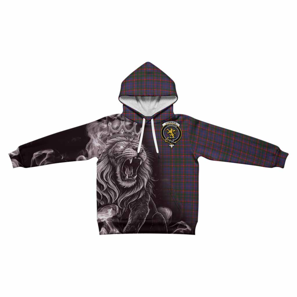 Cumming Tartan Kid Hoodie Roaring Lion Heritage