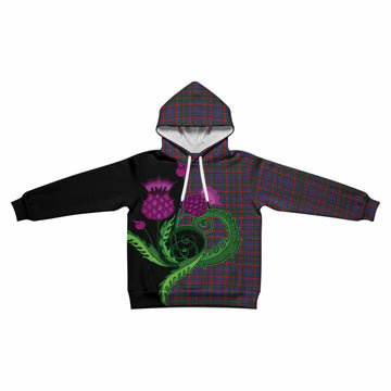 Cumming Tartan Kid Hoodie Traditional Scottish Thistle