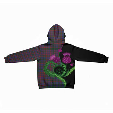 Cumming Tartan Kid Hoodie Traditional Scottish Thistle
