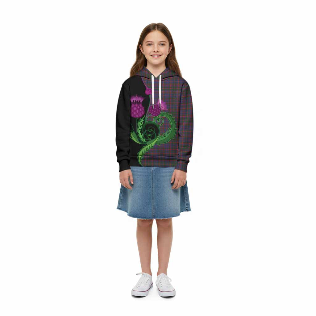 Cumming Tartan Kid Hoodie Traditional Scottish Thistle