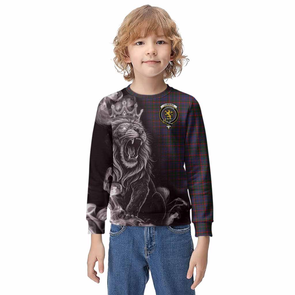 Cumming Tartan Kid Knitted Sweatshirt Roaring Lion Heritage