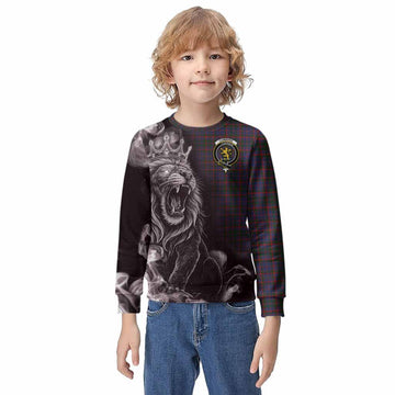 Cumming Tartan Kid Knitted Sweatshirt Roaring Lion Heritage