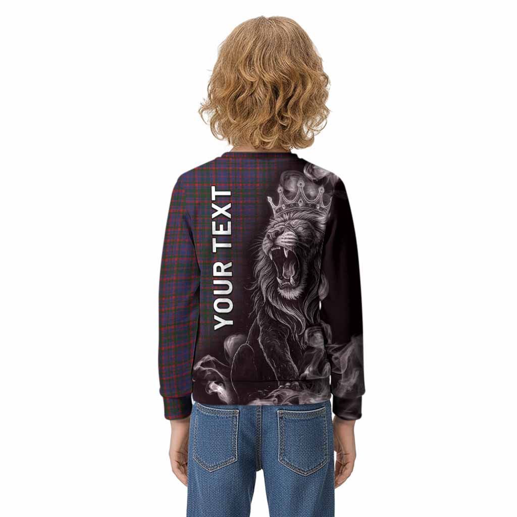 Cumming Tartan Kid Knitted Sweatshirt Roaring Lion Heritage
