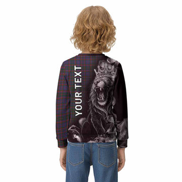Cumming Tartan Kid Knitted Sweatshirt Roaring Lion Heritage