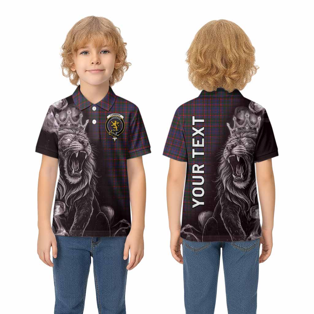 Cumming Tartan Kid Polo Shirt Roaring Lion Heritage