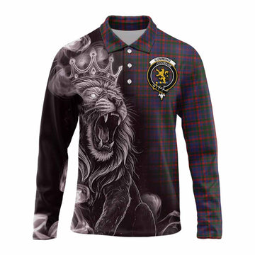 Cumming Tartan Long Sleeve Polo Shirt Roaring Lion Heritage