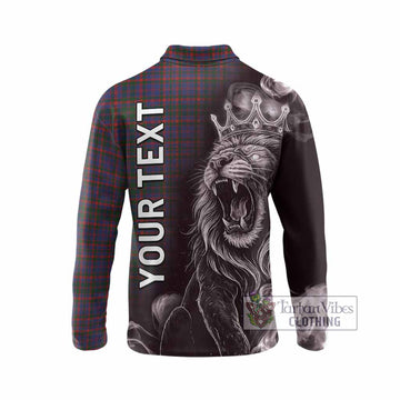 Cumming Tartan Long Sleeve Polo Shirt Roaring Lion Heritage
