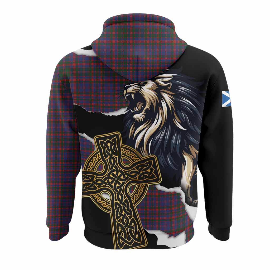 Cumming Tartan Scottish Hoodie Lion Celtic Heritage