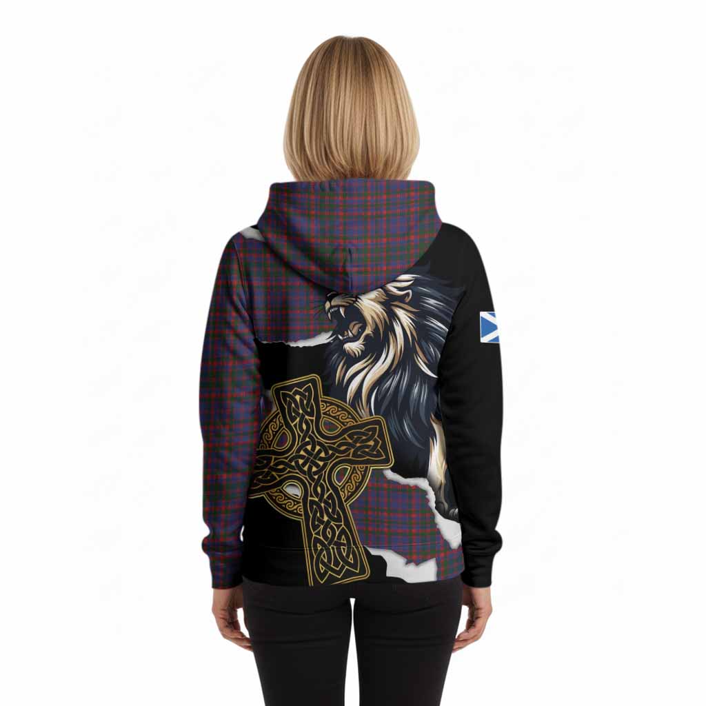 Cumming Tartan Scottish Hoodie Lion Celtic Heritage