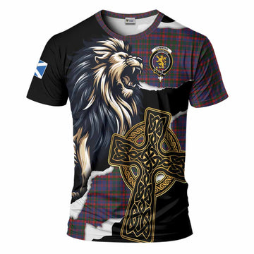 Cumming Tartan Scottish T-Shirt Lion Celtic Heritage
