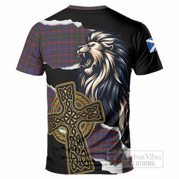 Cumming Tartan Scottish T-Shirt Lion Celtic Heritage
