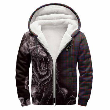 Cumming Tartan Sherpa Hoodie Roaring Lion Heritage