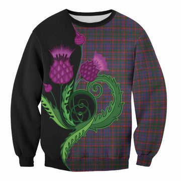 Cumming Tartan Sweatshirt Traditional Scottish Thistle