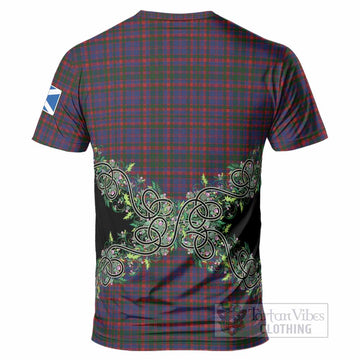 Cumming Tartan T-Shirt Thistle Scottish Spirit