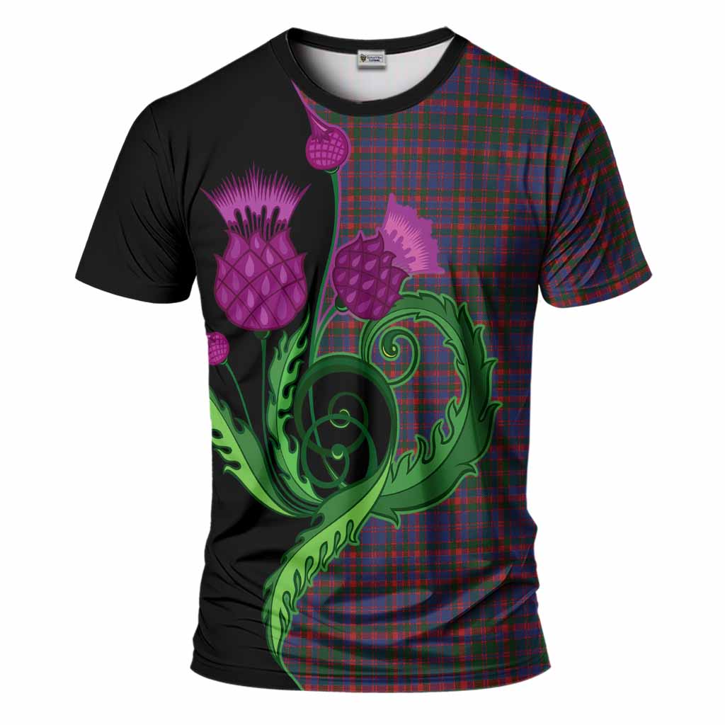 Cumming Tartan T-Shirt Traditional Scottish Thistle