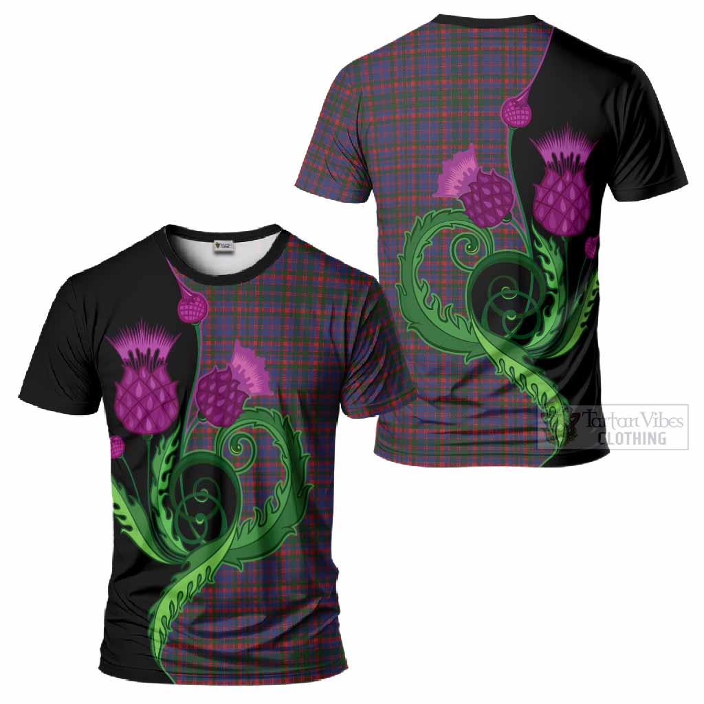Cumming Tartan T-Shirt Traditional Scottish Thistle