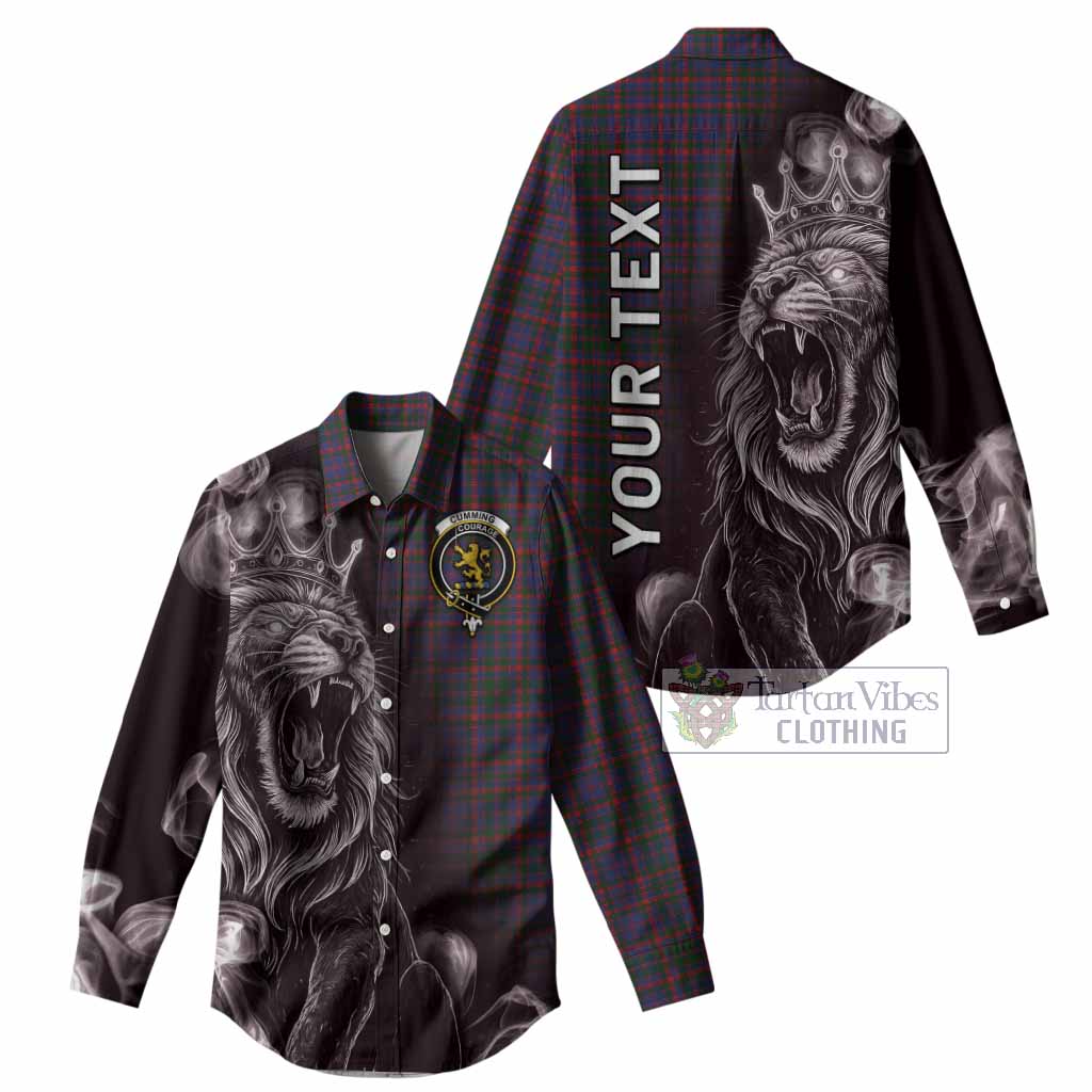 Cumming Tartan Women Casual Shirt Roaring Lion Heritage