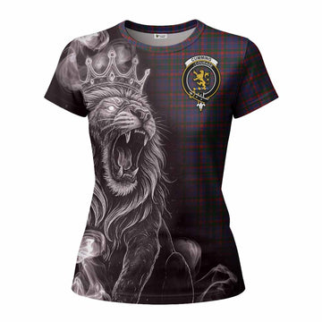 Cumming Tartan Women T shirt Roaring Lion Heritage
