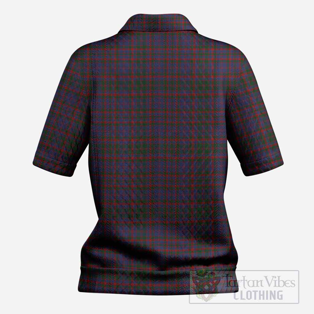 Cumming Tartan Women’s Polo Sweater Top