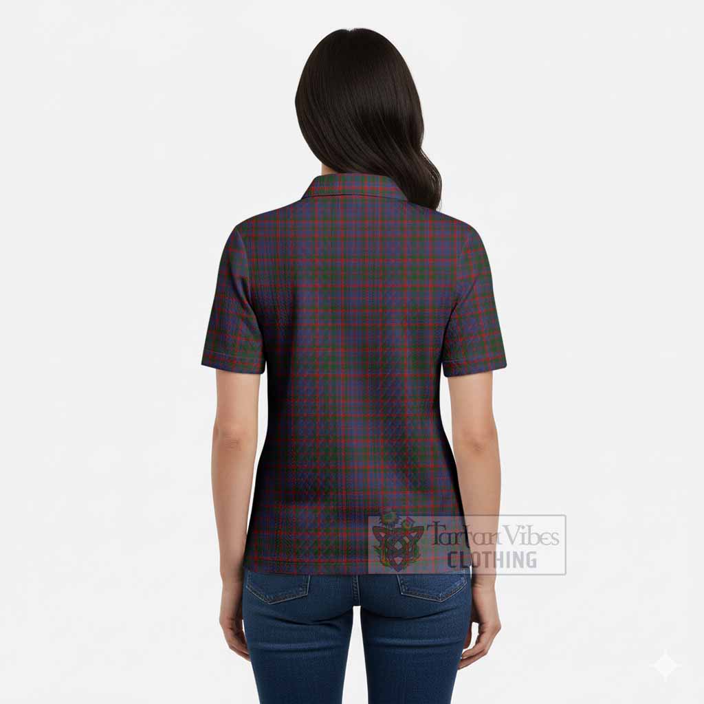 Cumming Tartan Women’s Polo Sweater Top