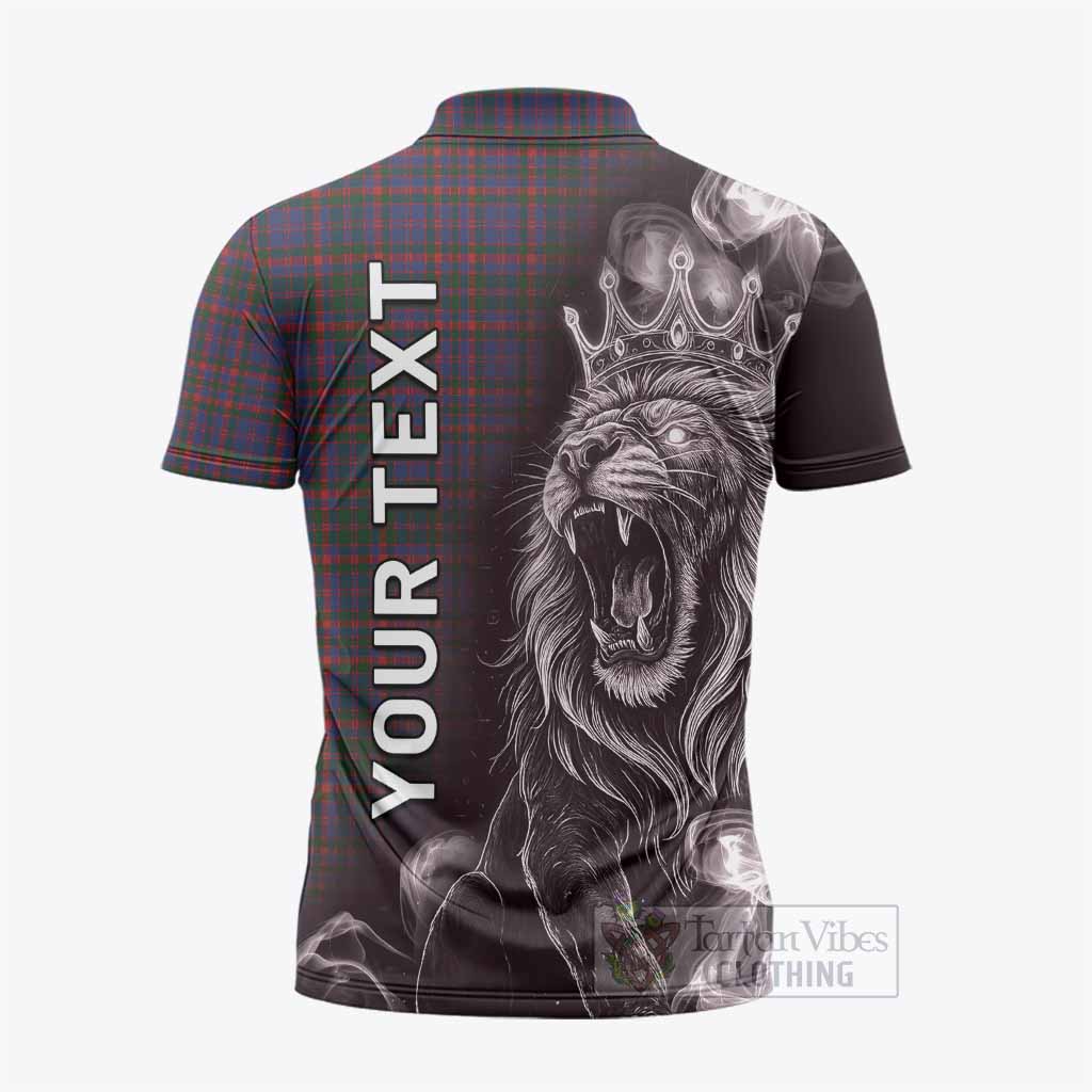 Cumming Tartan Zipper Polo Shirt Roaring Lion Heritage