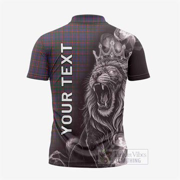 Cumming Tartan Zipper Polo Shirt Roaring Lion Heritage