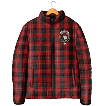 Cunningham Tartan Padded Jacket with Family Crest