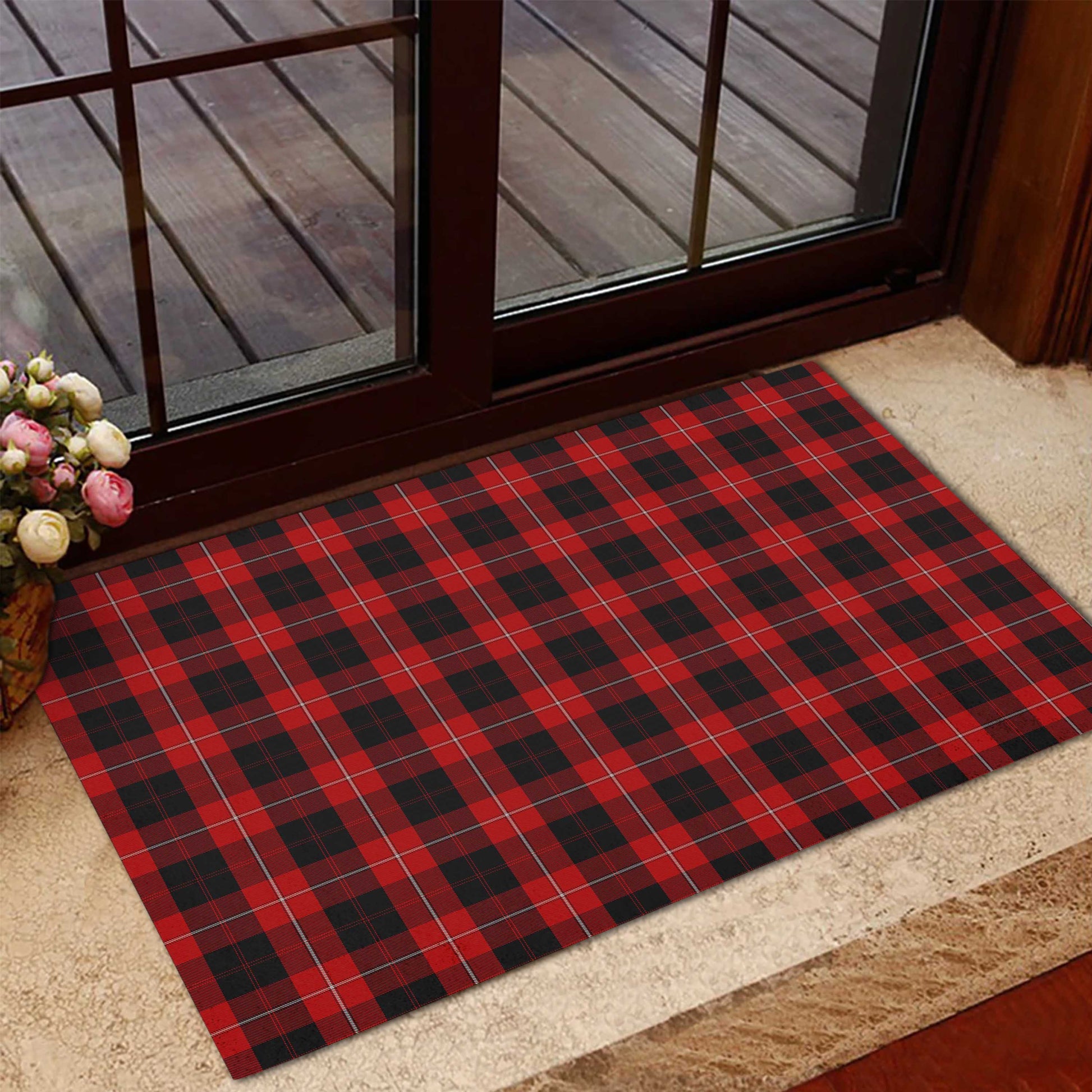Cunningham Tartan Door Mat - Tartanvibesclothing