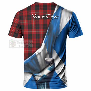 Tartan Vibes Clothing Cunningham Tartan T-Shirt with Family Crest Scotland Patriotic Style