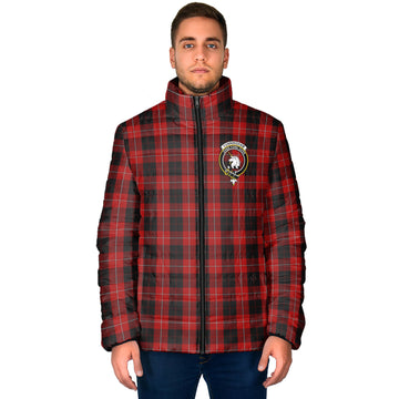 Cunningham Tartan Padded Jacket with Family Crest