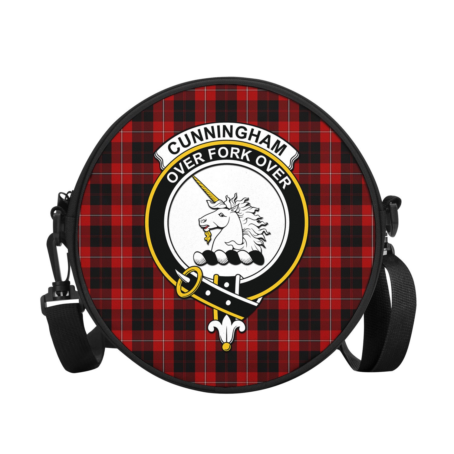 cunningham-tartan-round-satchel-bags-with-family-crest