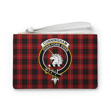 Cunningham Family Crest Tartan Clutch Bag