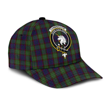 Cunningham Hunting Tartan Classic Cap with Family Crest