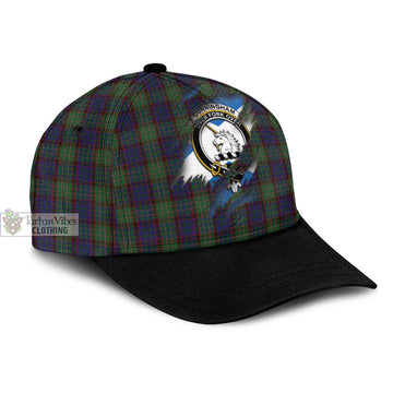 Cunningham Hunting Tartan Classic Cap with Family Crest In Me Style