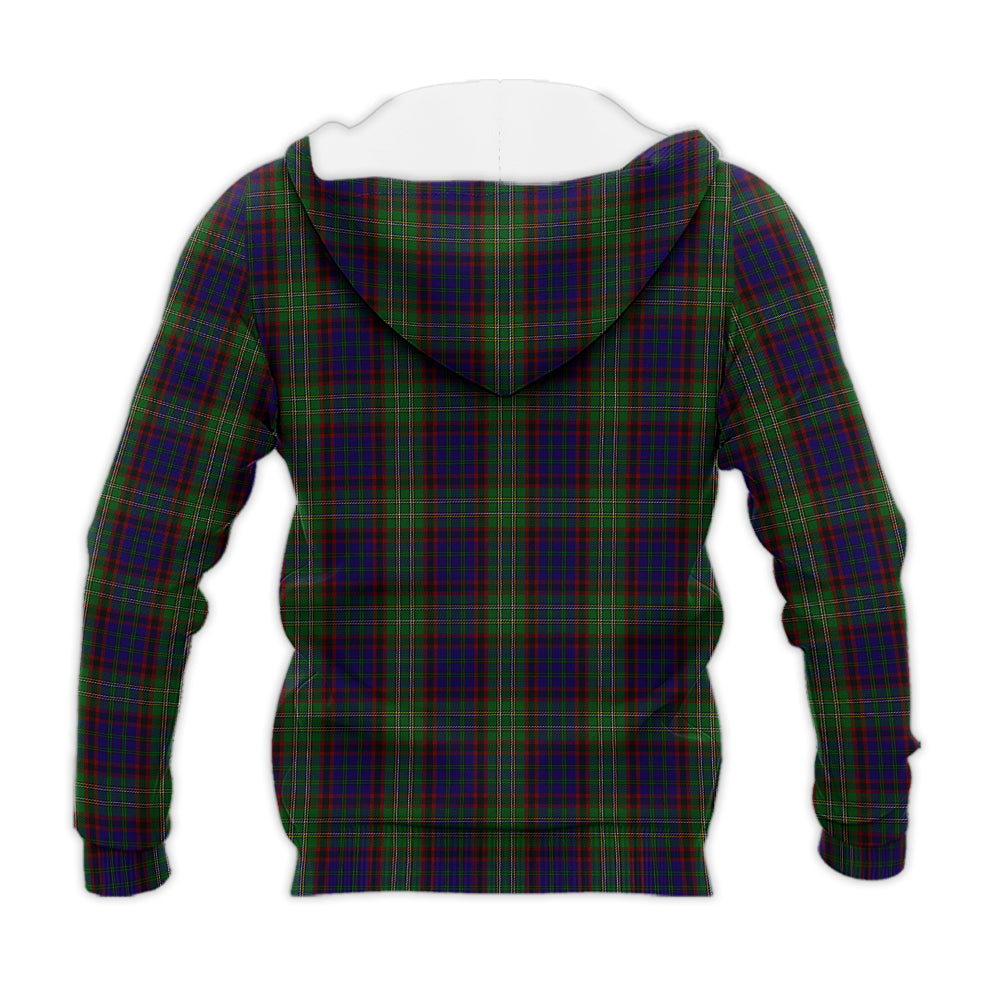 cunningham-hunting-tartan-knitted-hoodie-with-family-crest