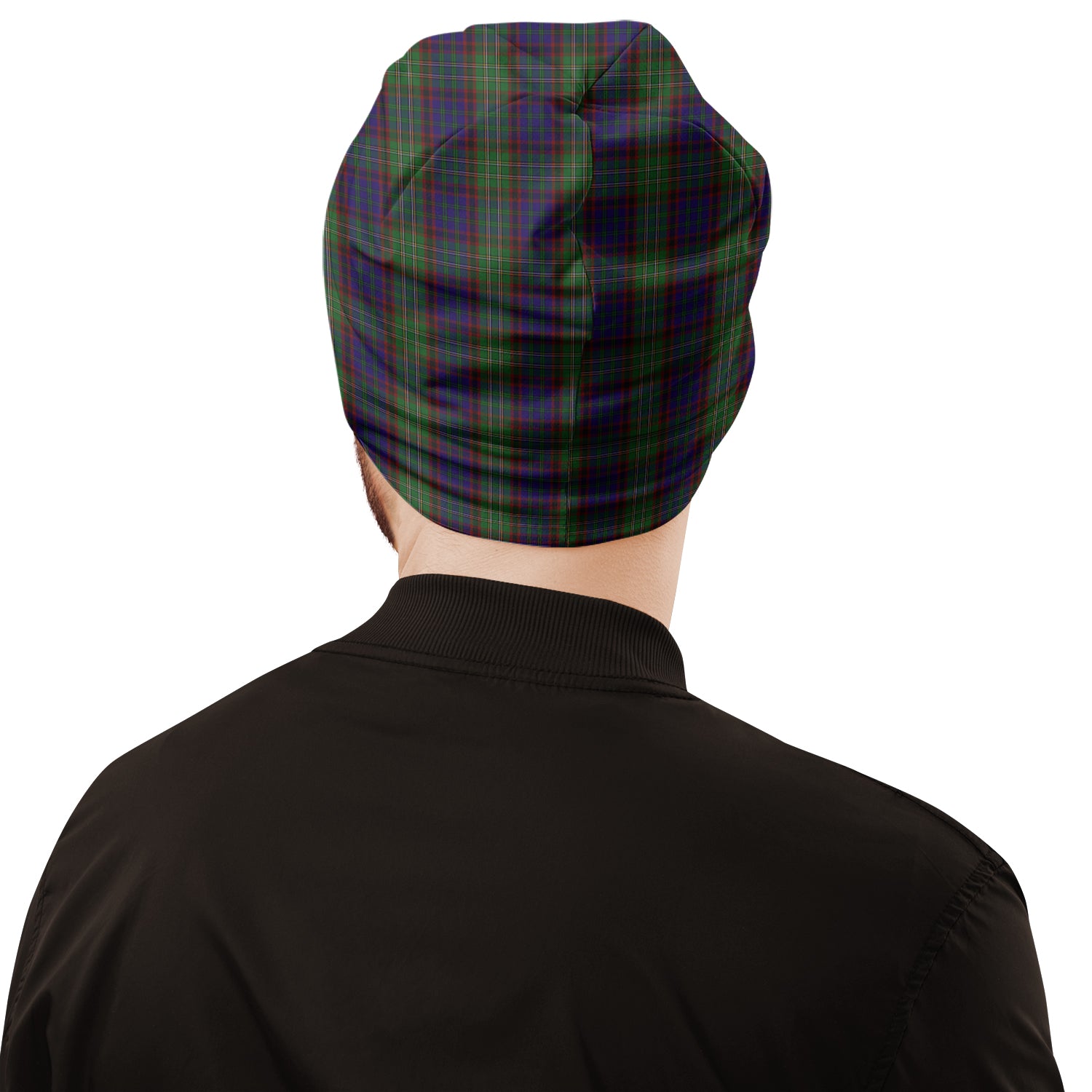 cunningham-hunting-tartan-beanies-hat-with-family-crest