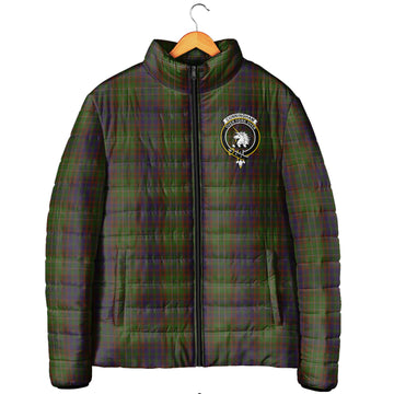 Cunningham Hunting Modern Tartan Padded Jacket with Family Crest