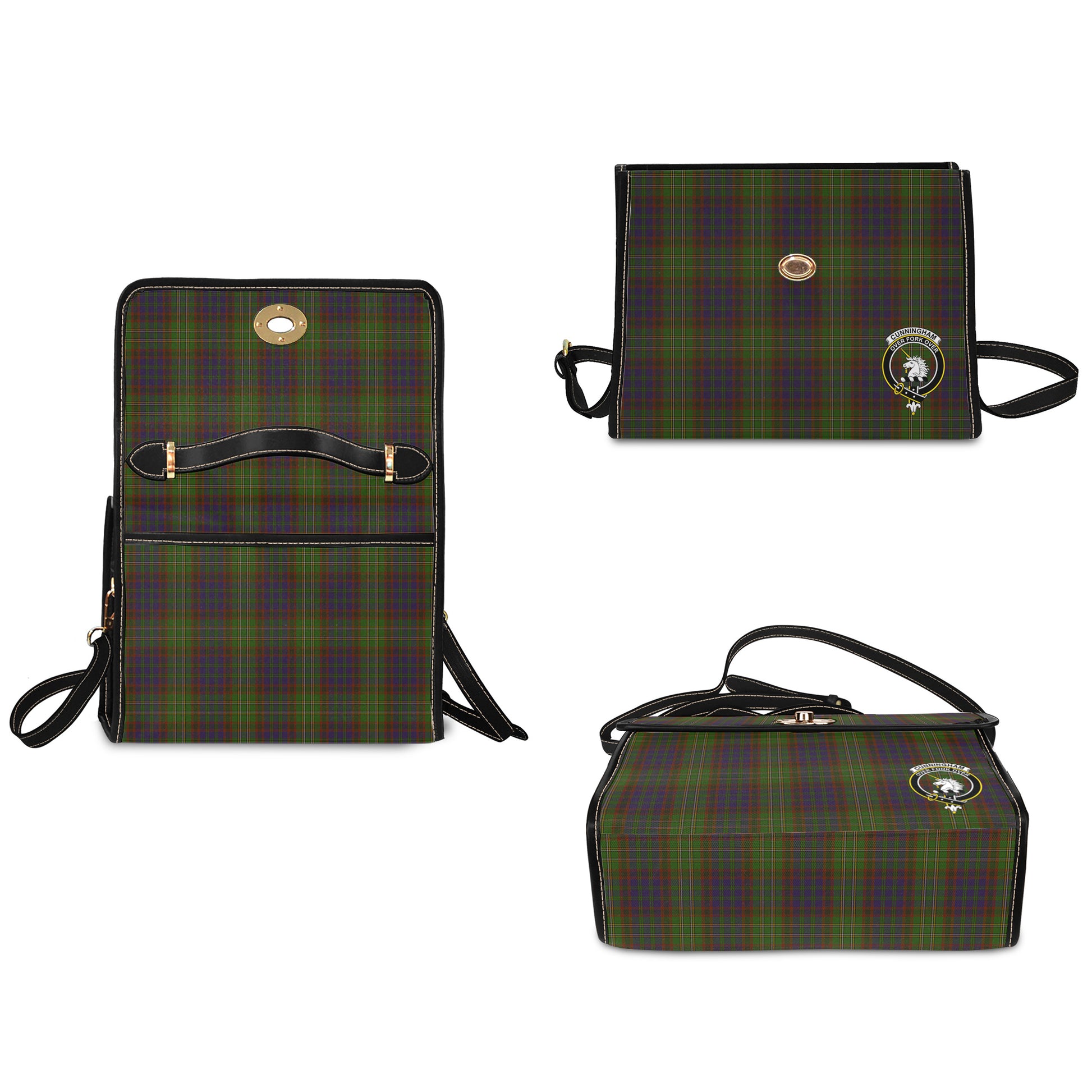 cunningham-hunting-modern-tartan-leather-strap-waterproof-canvas-bag-with-family-crest