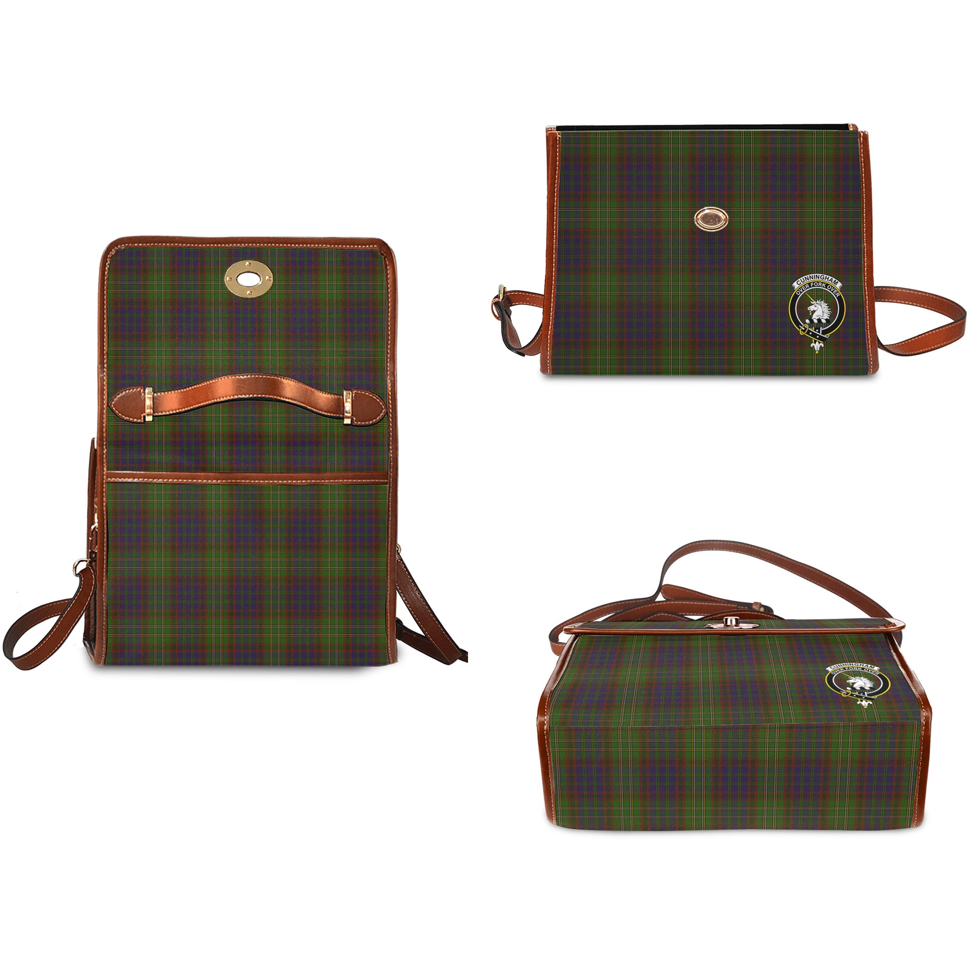 cunningham-hunting-modern-tartan-leather-strap-waterproof-canvas-bag-with-family-crest